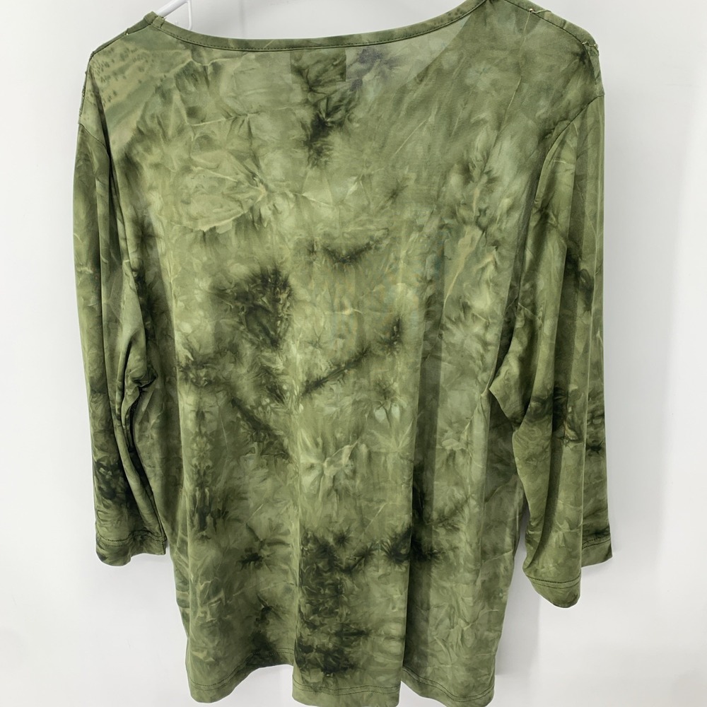 Bon Worth Tops Womens Medium & MP Short Sleeve 3/4 Sequins Pullover Blouse Tops - Picture 9 of 14